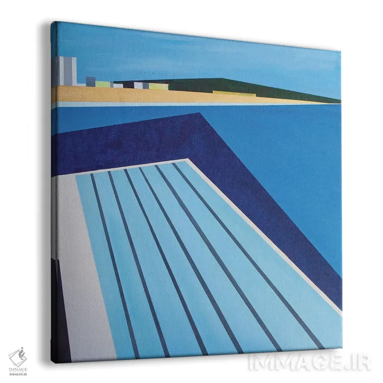 تابلو انتزاعی رویاپردازی باندی اثر جک استوری - نمای پرسپکتیو محصول