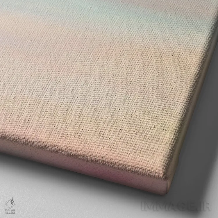 تابلو انتزاعی رونق یا درخشش پس از غروب اثر جک استوری - نمای نزدیک بافت بوم