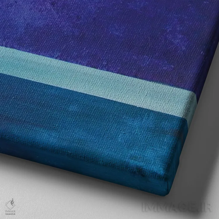 تابلو انتزاعی رویاپردازی آوالون اثر جک استوری - نمای نزدیک بافت بوم