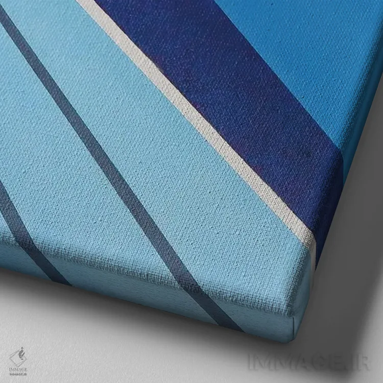 تابلو انتزاعی رویاپردازی باندی اثر جک استوری - نمای نزدیک بافت بوم