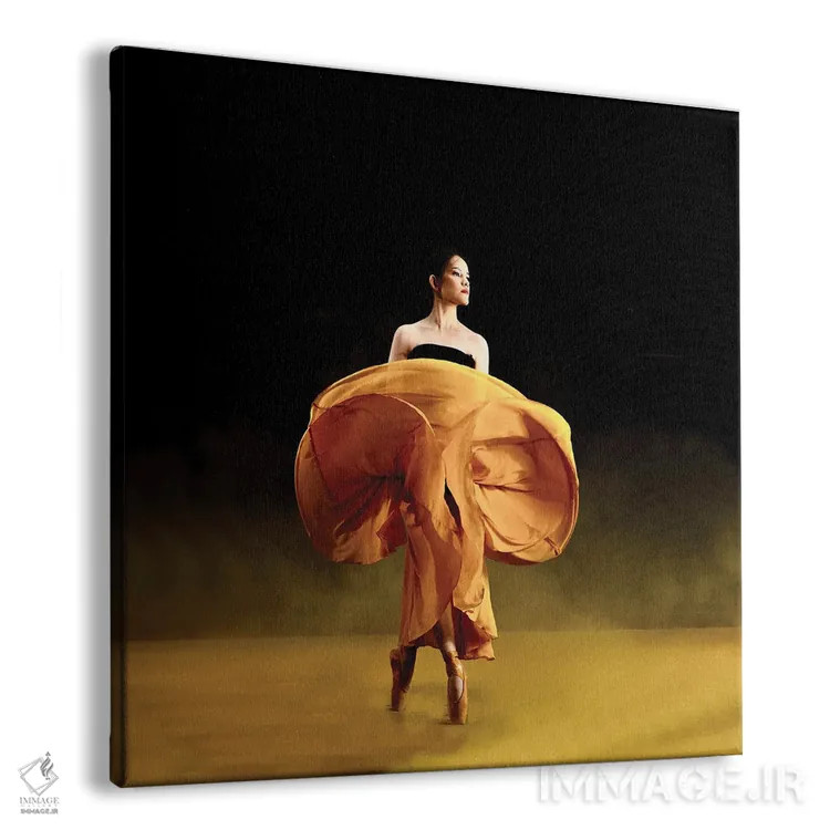 تابلو دکوراتیو رقاصان باله اثر آگوس آدریانا - نمای پرسپکتیو محصول