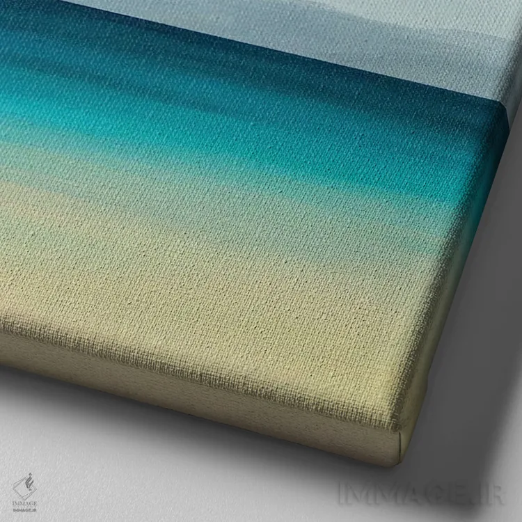 تابلو انتزاعی شگفتی بی پایان اثر جک استوری - نمای نزدیک بافت بوم