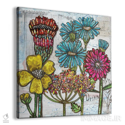 تابلو دکوراتیو باغ رویایی اثر جنیفر لمباین - نمای پرسپکتیو محصول