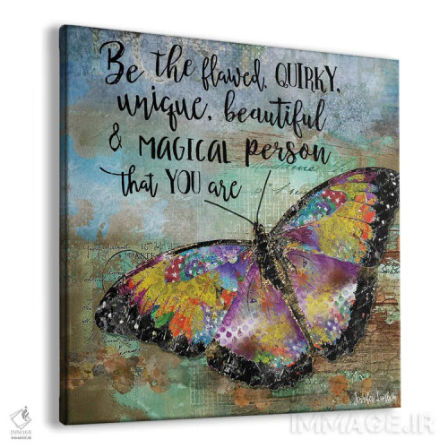 تابلو دکوراتیو ناقص باش اثر جنیفر لمباین - نمای پرسپکتیو محصول