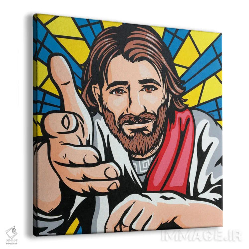 تابلو دکوراتیو عیسی گفت نزد من بیایید اثر جیمز لی - نمای پرسپکتیو محصول
