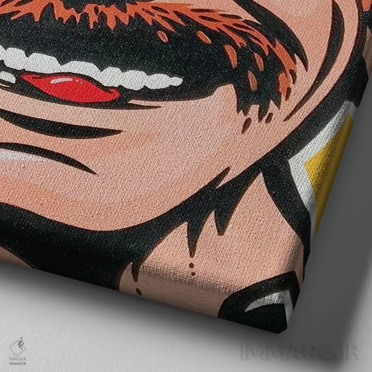 تابلو دکوراتیو ال چاوو دل اوچو اثر جیمز لی - نمای نزدیک بافت بوم