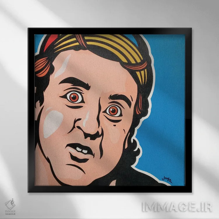 تابلو دکوراتیو ال چاوو دل اوچو اثر جیمز لی - نمای قابدار مشکی