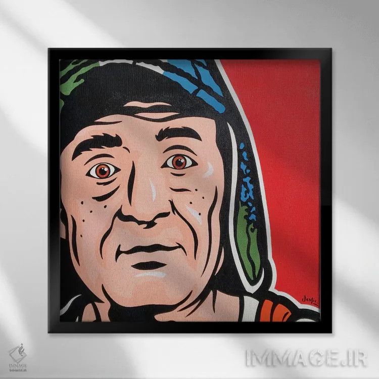 تابلو دکوراتیو ال چاوو دل اوچو اثر جیمز لی - نمای قابدار مشکی