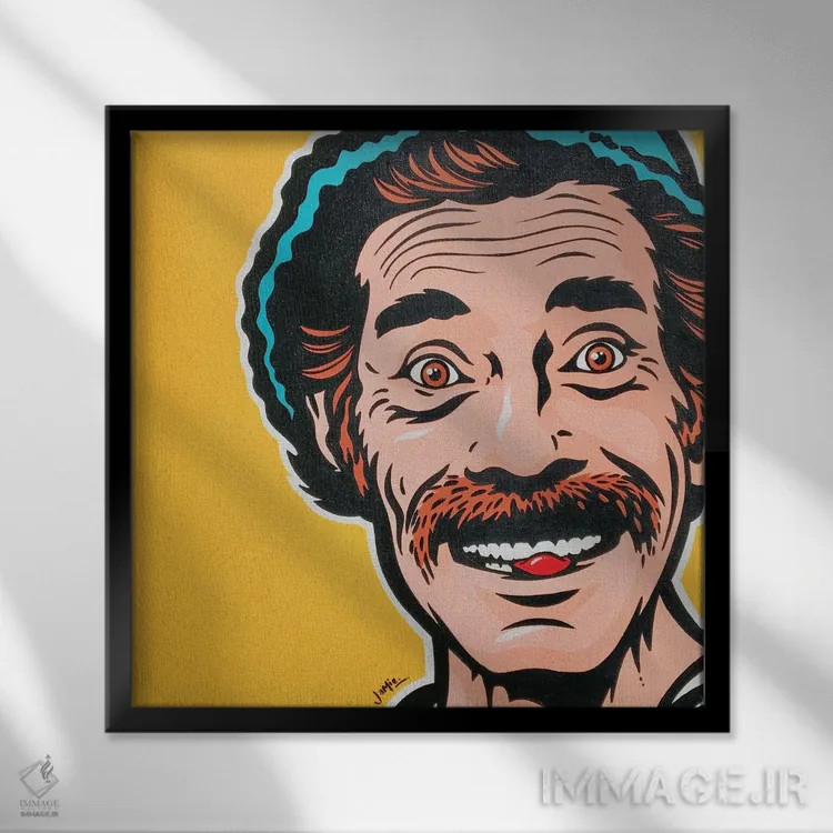 تابلو دکوراتیو ال چاوو دل اوچو اثر جیمز لی - نمای قابدار مشکی