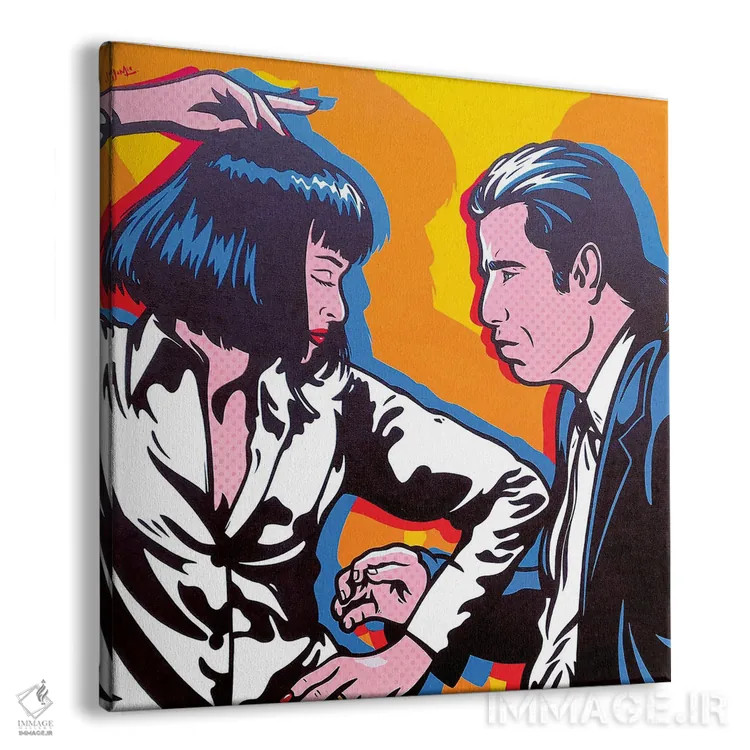 تابلو دکوراتیو مسابقه ی تویست اثر جیمز لی - نمای پرسپکتیو محصول