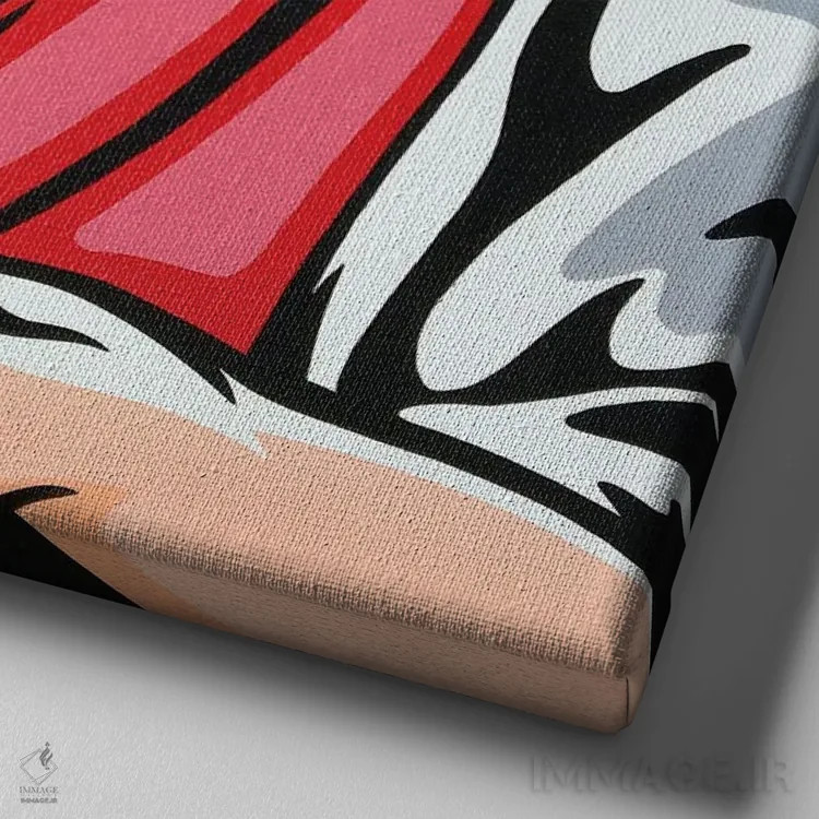 تابلو دکوراتیو عیسی گفت نزد من بیایید اثر جیمز لی - نمای نزدیک بافت بوم