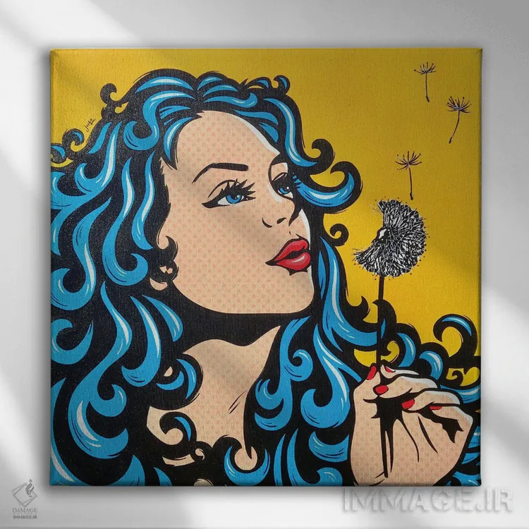 تابلو دکوراتیو آرزوی تابستانی اثر جیمز لی - نمای روبهرو روی دیوار