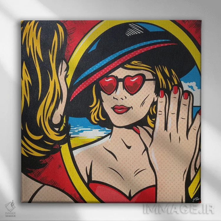 تابلو دکوراتیو ای کاش اینجا بودی اثر جیمز لی - نمای روبهرو روی دیوار