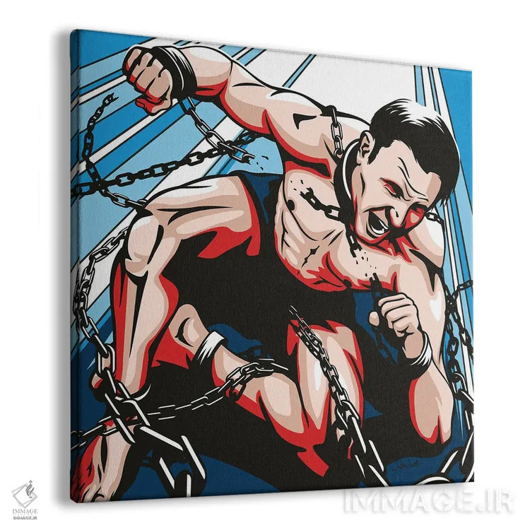 تابلو دکوراتیو رهایی یافتن اثر جیمز لی - نمای پرسپکتیو محصول