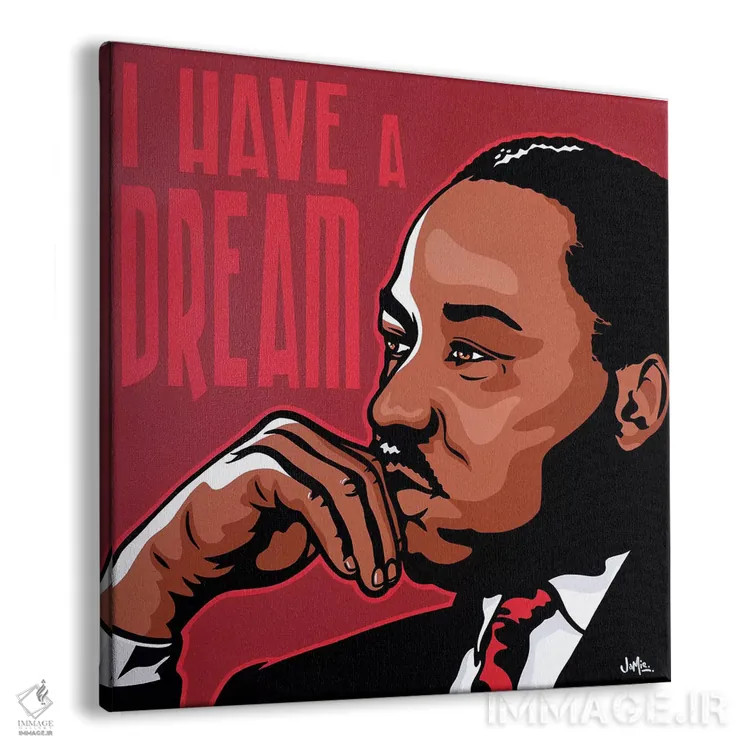 تابلو دکوراتیو من رویایی دارم اثر جیمز لی - نمای پرسپکتیو محصول