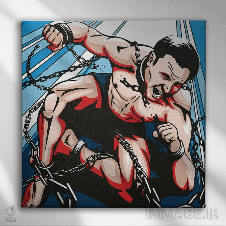 تابلو دکوراتیو رهایی یافتن اثر جیمز لی - نمای روبهرو روی دیوار