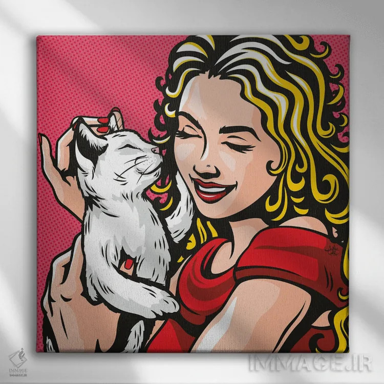 تابلو دکوراتیو دوستان پرفکت اثر جیمز لی - نمای روبهرو روی دیوار