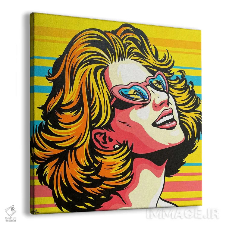 تابلو دکوراتیو حال و هوای تابستانی اثر جیمز لی - نمای پرسپکتیو محصول