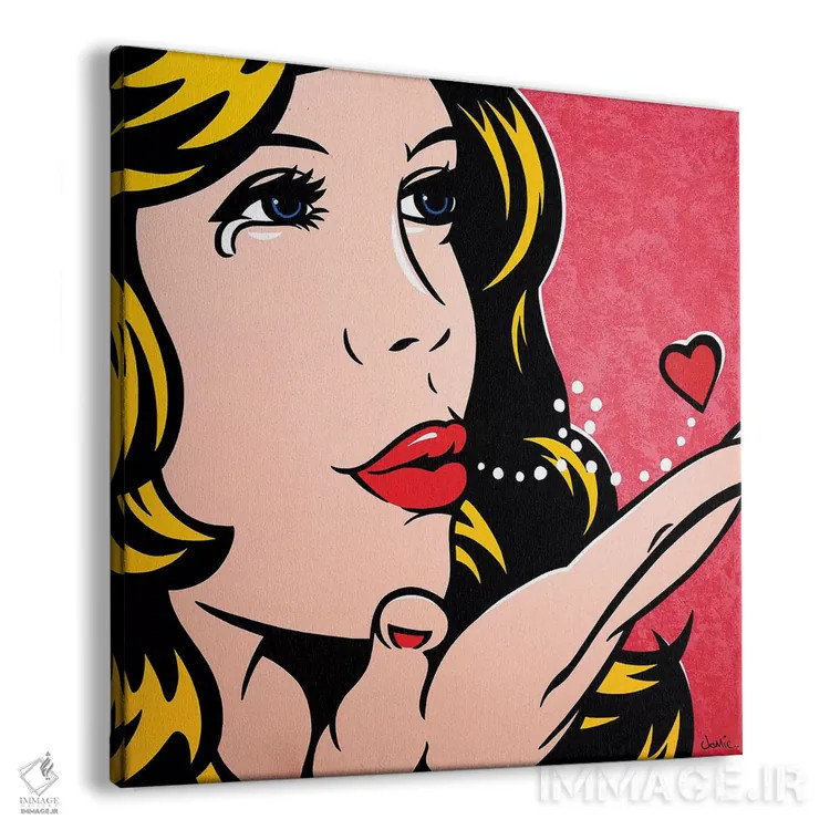 تابلو دکوراتیو خداحافظی غمگین اثر جیمز لی - نمای پرسپکتیو محصول