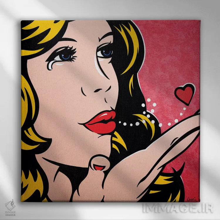 تابلو دکوراتیو خداحافظی غمگین اثر جیمز لی - نمای روبهرو روی دیوار