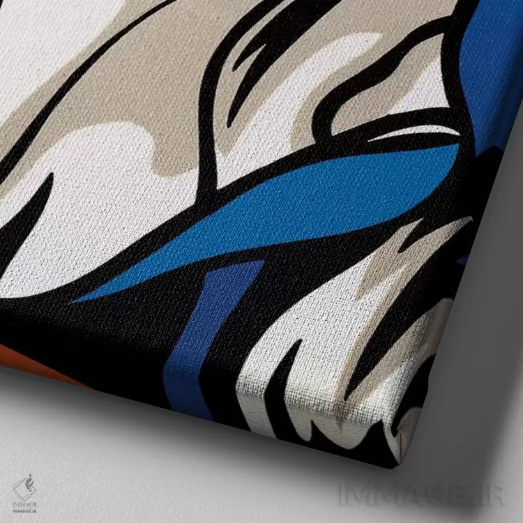 تابلو دکوراتیو عشق مادر اثر جیمز لی - نمای نزدیک بافت بوم