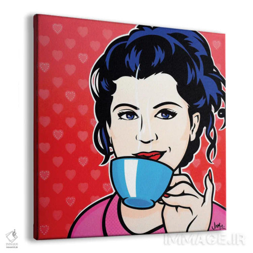 تابلو دکوراتیو زمان من اثر جیمز لی - نمای پرسپکتیو محصول