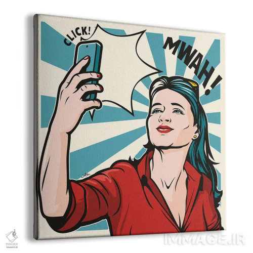 تابلو دکوراتیو ماچ! اثر جیمز لی - نمای پرسپکتیو محصول