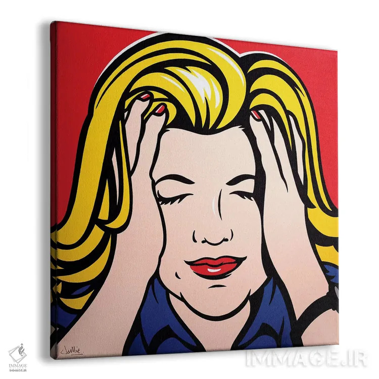 تابلو دکوراتیو تامل اثر جیمز لی - نمای پرسپکتیو محصول