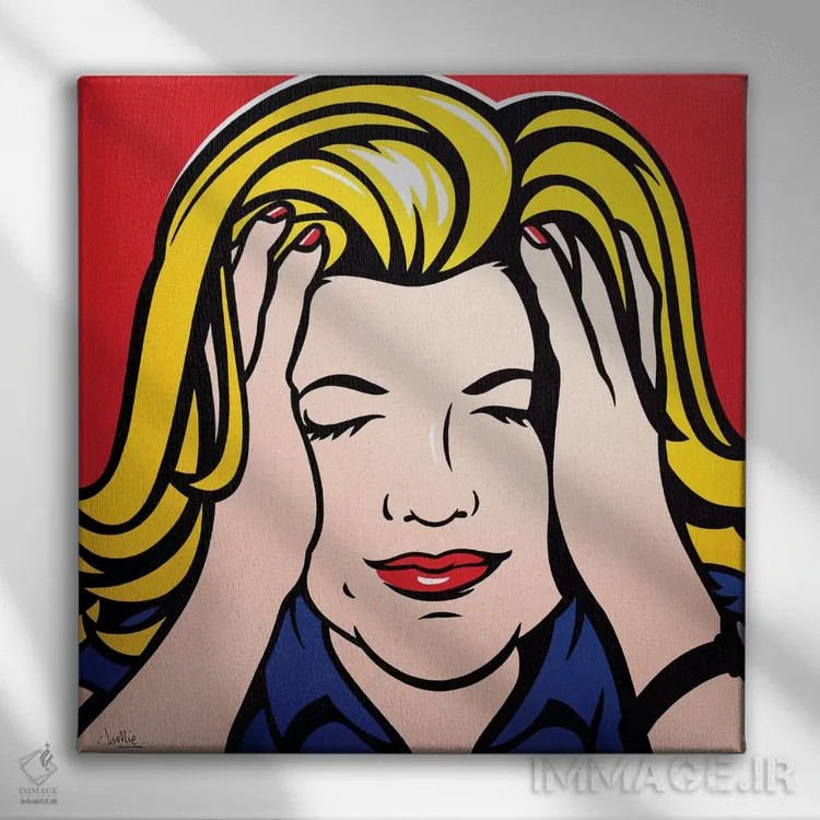 تابلو دکوراتیو تامل اثر جیمز لی - نمای روبهرو روی دیوار