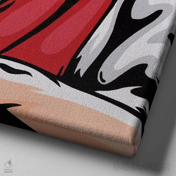 تابلو دکوراتیو به سوی من بیا اثر جیمز لی - نمای نزدیک بافت بوم