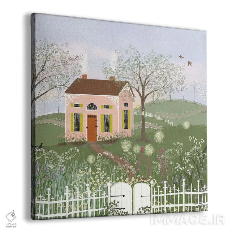 تابلو دکوراتیو مسیر بهاری اثر جوی لافرم - نمای پرسپکتیو محصول