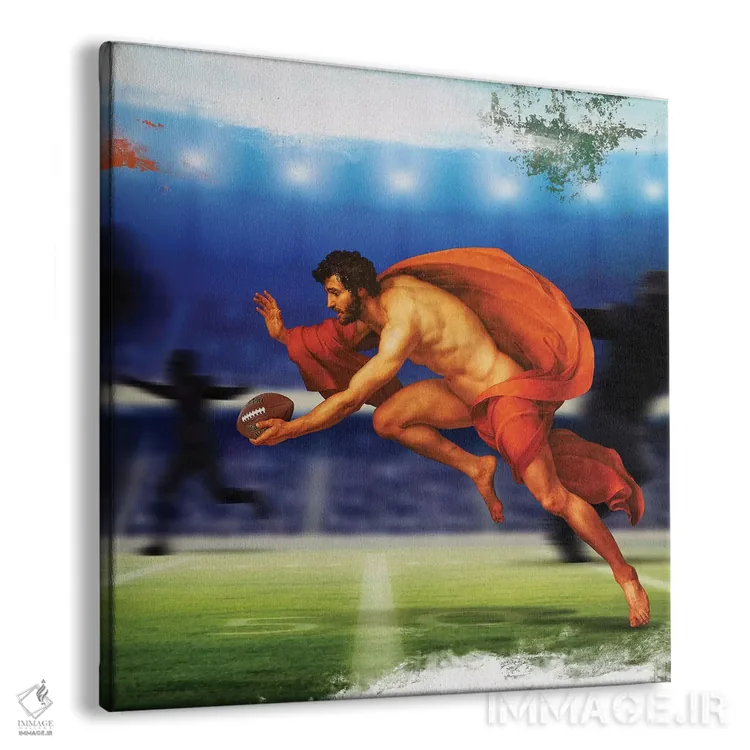 تابلو دکوراتیو بازیکن اثر خوزه لوئیس گوئررو - نمای پرسپکتیو محصول