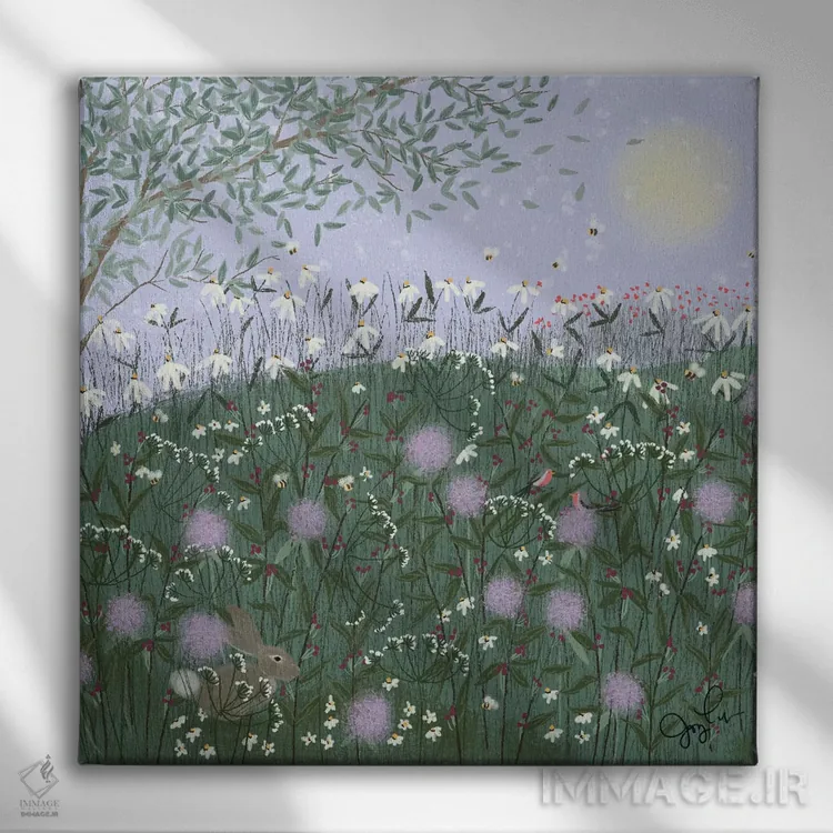 تابلو دکوراتیو وحشی و آزاد ۲ اثر جوی لافرم - نمای روبهرو روی دیوار