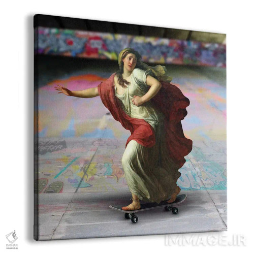 تابلو دکوراتیو خودجوش و بی قاعده اثر خوزه لوئیس گوئررو - نمای پرسپکتیو محصول