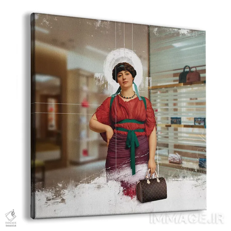 تابلو دکوراتیو مدگرا اثر خوزه لوئیس گوئررو - نمای پرسپکتیو محصول