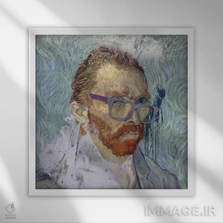 تابلو دکوراتیو ونسان اثر خوزه لوئیس گوئررو - نمای قابدار سفید