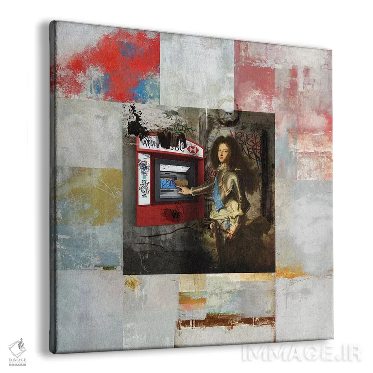 تابلو دکوراتیو عابربانک اثر خوزه لوئیس گوئررو - نمای پرسپکتیو محصول