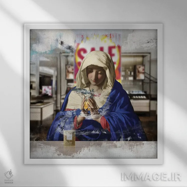 تابلو دکوراتیو هوس ۲ اثر خوزه لوئیس گوئررو - نمای قابدار سفید