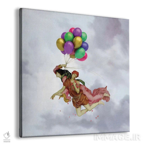 تابلو دکوراتیو پرواز اثر خوزه لوئیس گوئررو - نمای پرسپکتیو محصول