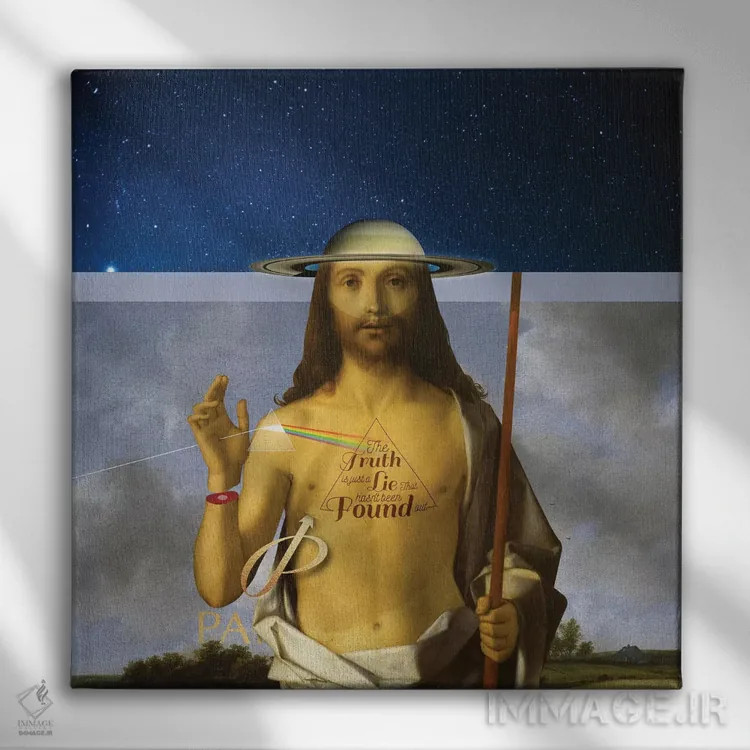 تابلو دکوراتیو حقیقت اثر خوزه لوئیس گوئررو - نمای روبهرو روی دیوار