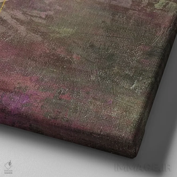 تابلو دکوراتیو به یاد تو اثر خوزه لوئیس گوئررو - نمای نزدیک بافت بوم