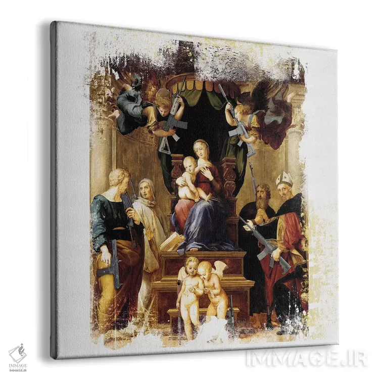 تابلو دکوراتیو ظهور دوم اثر خوزه لوئیس گوئررو - نمای پرسپکتیو محصول