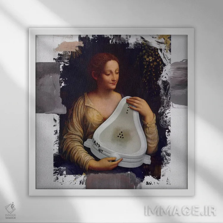 تابلو دکوراتیو آماده ساخته اثر خوزه لوئیس گوئررو - نمای قابدار سفید