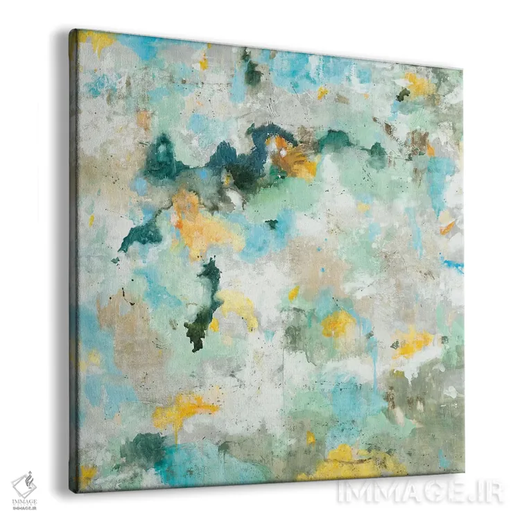 تابلو انتزاعی گفت وگو اثر جیل مارتین - نمای پرسپکتیو محصول