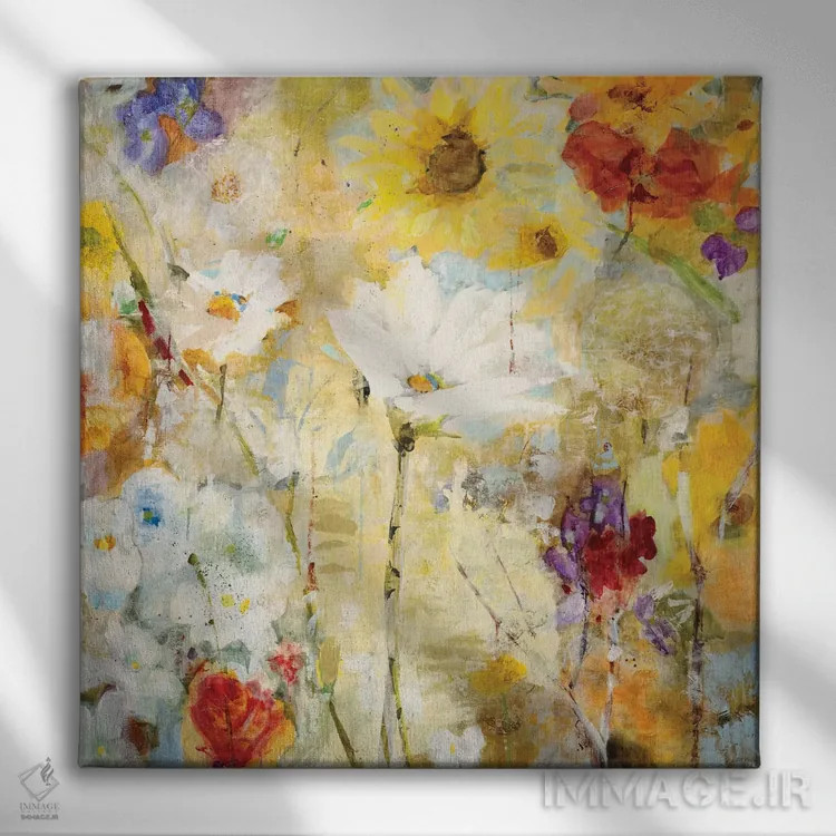 تابلو دکوراتیو فوگ اثر جیل مارتین - نمای روبهرو روی دیوار