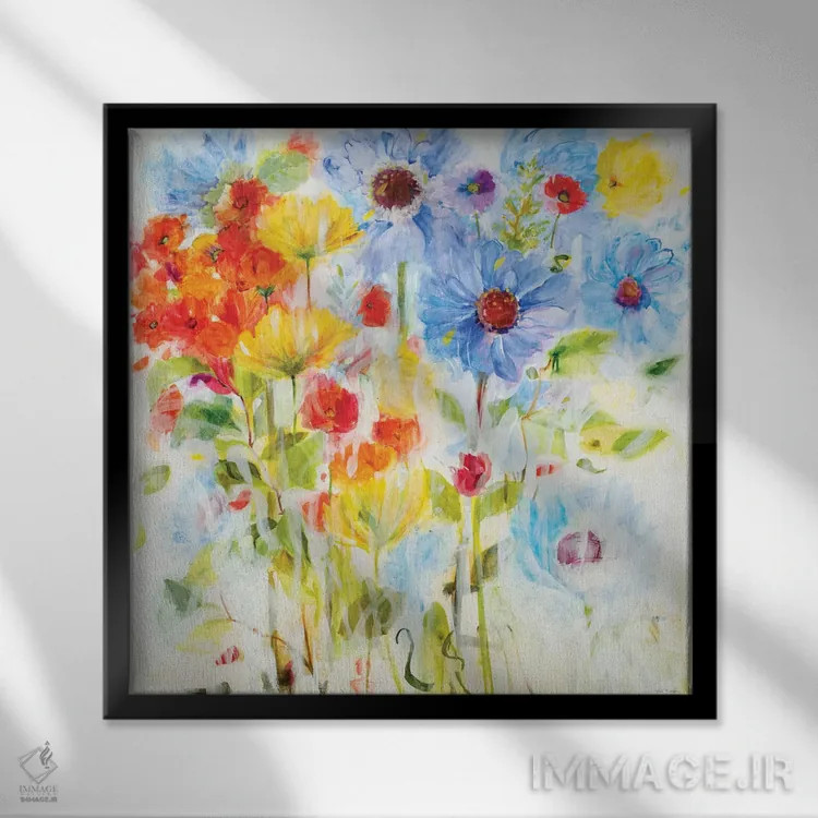 تابلو دکوراتیو انتظار اثر جیل مارتین - نمای قابدار مشکی