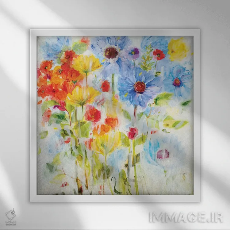 تابلو دکوراتیو انتظار اثر جیل مارتین - نمای قابدار سفید