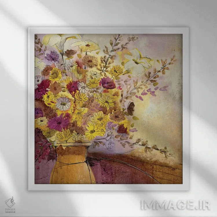 تابلو دکوراتیو فاندانگو 1 اثر جیل مارتین - نمای قابدار سفید