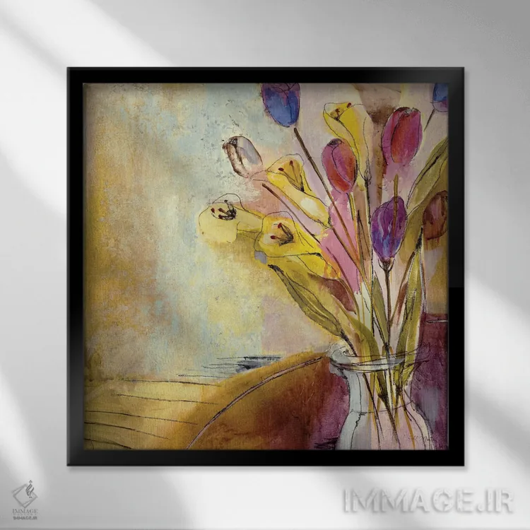 تابلو دکوراتیو فاندانگو 2 اثر جیل مارتین - نمای قابدار مشکی