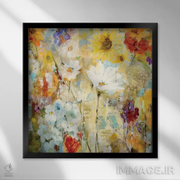 تابلو دکوراتیو فوگ اثر جیل مارتین - نمای قابدار مشکی